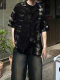 Tie-Dye Linen Half Shirt