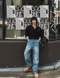 Kuro henry-neck long sleeves