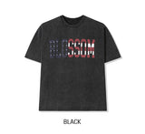 Blossom Printing Pigment Short Sleeve T-shirt