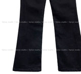 circle bootcut trousers