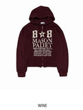 Patek Waffle Print Hood Zip-Up