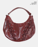 Tenka eyelet strap leather shoulder bag