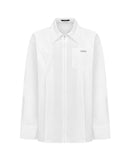 [mnem] nylon set-up shirt jacket