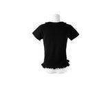 Bilo Frill Round Collar Short Sleeve T-Shirt
