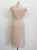 Jenia Tie Chiffon Tulip Sleeve Long One Piece