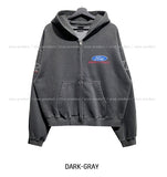 R Racing Brushed Balloon Hood Zip-Up