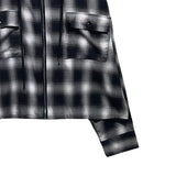 Philly loose fit checked hoodie jacket