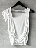Nell Half Sleeve Unbalanced Tee