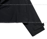 Leon cropped trench jacket