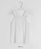 Caramin Frill Layered Sleeveless Bustier Blouse