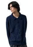 STANDARD COLLAR KNIT CARDIGAN