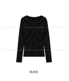 Leon V-Neck Button Slim Hoodie