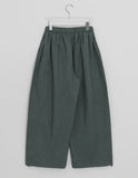 Pyotun Pintuck Banding Cotton Wide Pants