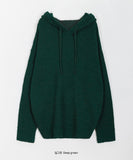 [unisex] Munyu Boucle Knit Hoodie