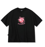 Apple Love Crop Short Sleeve Tee