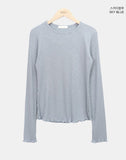 Uel Wavy Fine Ribbed Knit