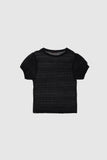 Viola wrinkle see-through T-shirt