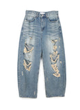 Dekai Curved Destroyed Jeans