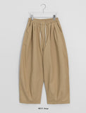 [unisex] Terned Cotton Banding Balloon Wide Pants