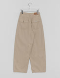Gibyu Basic Cotton Wide Pants