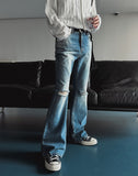 Cora Damage Bootcut Denim Pants