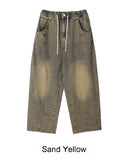 Kai Patchwork Banding Denim Pants