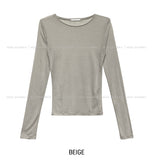 [U-BASIC] Dune Layered Tencel Long Sleeve