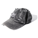 EMBLEM WASHED DYING VINTAGE BALL CAP