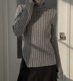 Button slit wool polar knit