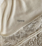 Gendia Frill Lace Brushed Blouse