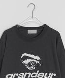 Tonin printing layered over long sleeve tee