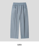 Cori Pintuck Wide Cotton Pants