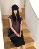 Denic Stripe Short Sleeve One Piece