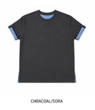 Robben Color Matching Roll-up Short Sleeve T-shirt