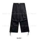 Harpy 3 Snap Pintuck Wide Cargo Pants