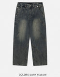 Quarty twisted incision denim