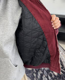 Verus Vintage Quilted Hooded Jumper