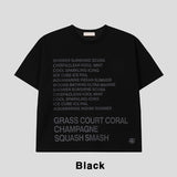 Coryl lettering printing short sleeve t-shirt