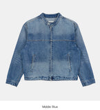 Porto snap 2-way zip-up jacket