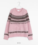 Santo Round Nordic Knit