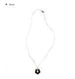 Glass Flower Ball Necklace