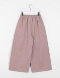 Manori banding wide cotton pants