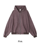Loped Work Twill Hooded Zip-Up