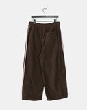 Remo fleece track wide pants