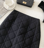 Sophien Quilting Padding Mini Skirt