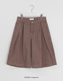 [Unisex] Pmen Pigment Pintuck Bermuda Pants
