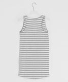 Casane Round Layered Stripe Long Sleeveless