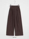 [unisex] Koent Key Ring Banding Sweat Balloon Wide Pants