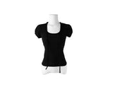 Riyoung Dot Short Sleeve Ribbon Puff T-shirt