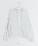 Ikoha Flower String Hood Windbreaker